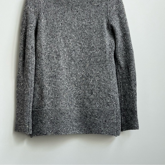 Theory Gray Jake Granito Wool Cashmere Knit Cardigan P/TP Open Front - Picture 13 of 14